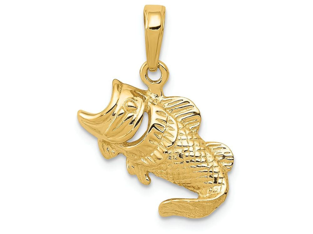 FJC Finejewelers 14k Yellow Gold Small Fish Charm