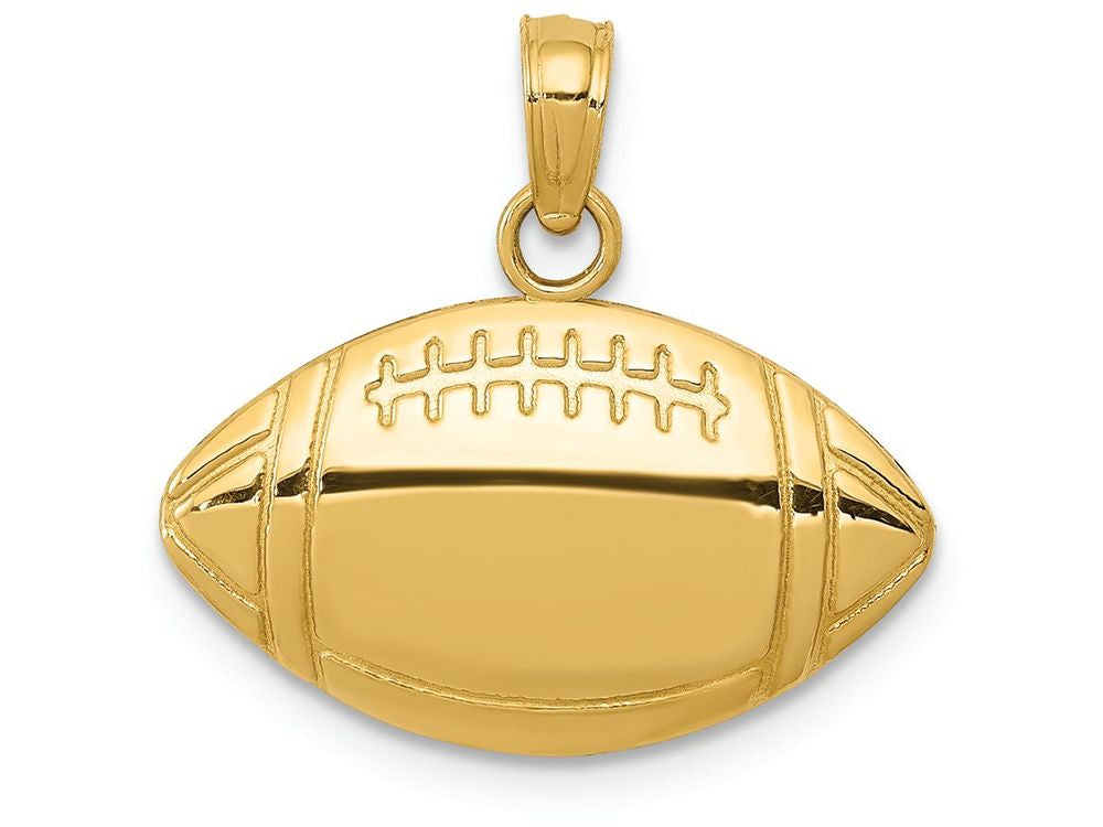 FJC Finejewelers 14k Yellow Gold Football Charm