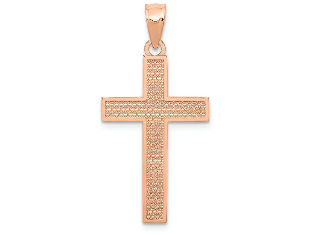 FJC Finejewelers 14k Rose Gold Cross Charm