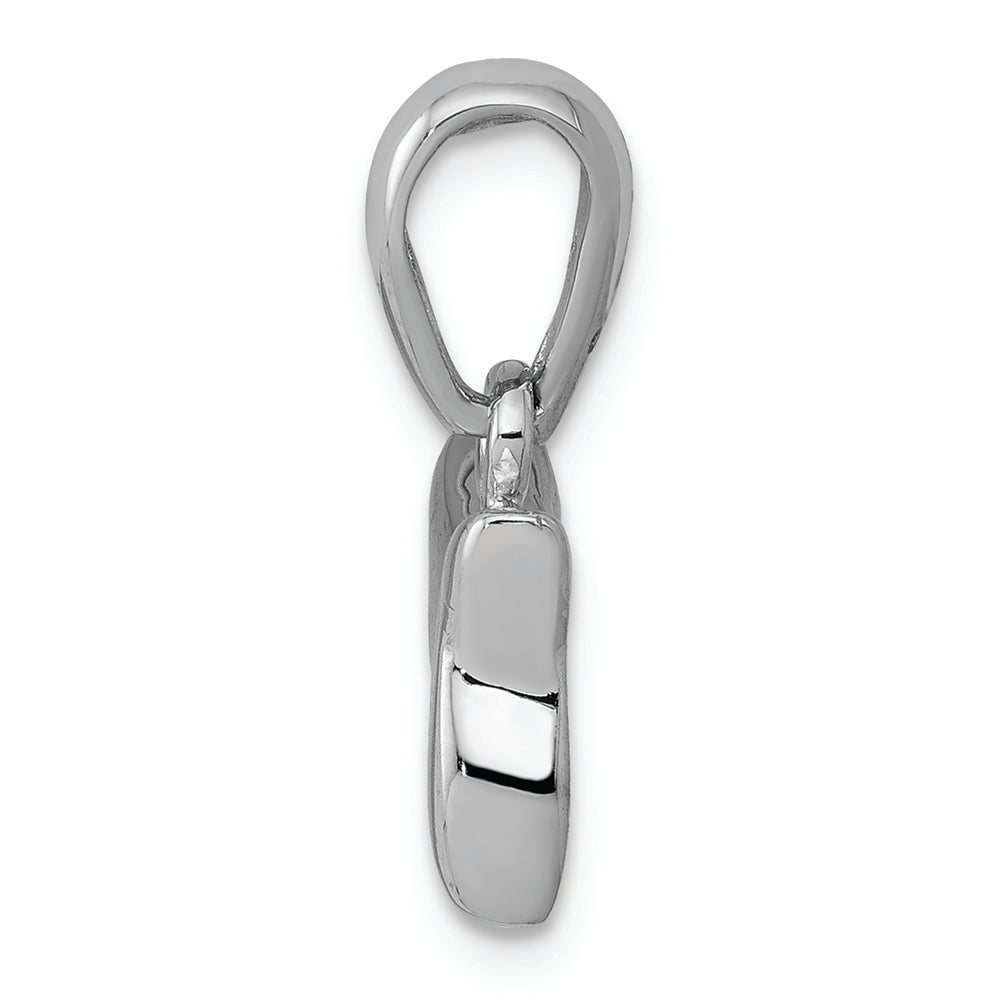 FJC Finejewelers 14k White Gold Chai (life) Charm