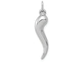 FJC Finejewelers 14k White Gold Italian Horn Charm