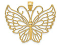 FJC Finejewelers 14k Yellow Gold Polished Butterfly Charm