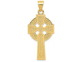 FJC Finejewelers 14k Yellow Gold Polished Celtic Cross Charm