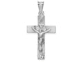 FJC Finejewelers 14k White Gold Crucifix Charm