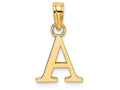 FJC Finejewelers 14k Yellow Gold A Block Initial Charm