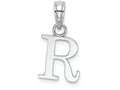 FJC Finejewelers 14k White Gold R Block Initial Charm