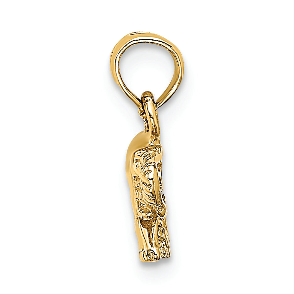 FJC Finejewelers 14k Yellow Gold Small Elephant Charm