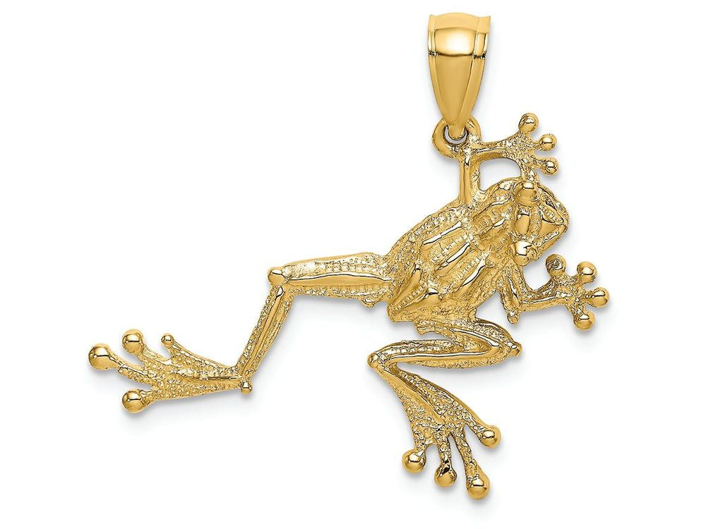 FJC Finejewelers 14k Yellow Gold Frog Charm