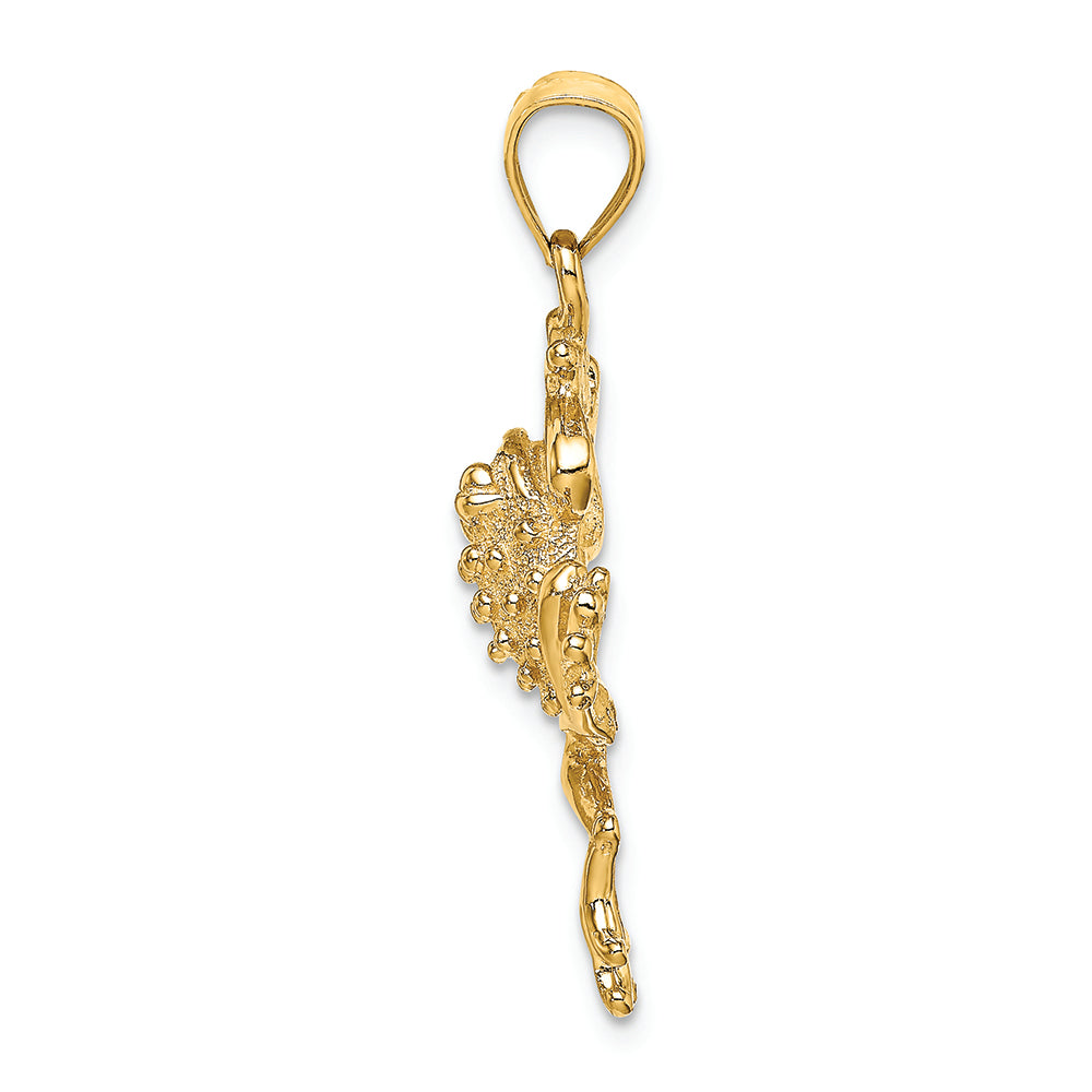 FJC Finejewelers 14k Yellow Gold Frog with Back Legs Charm