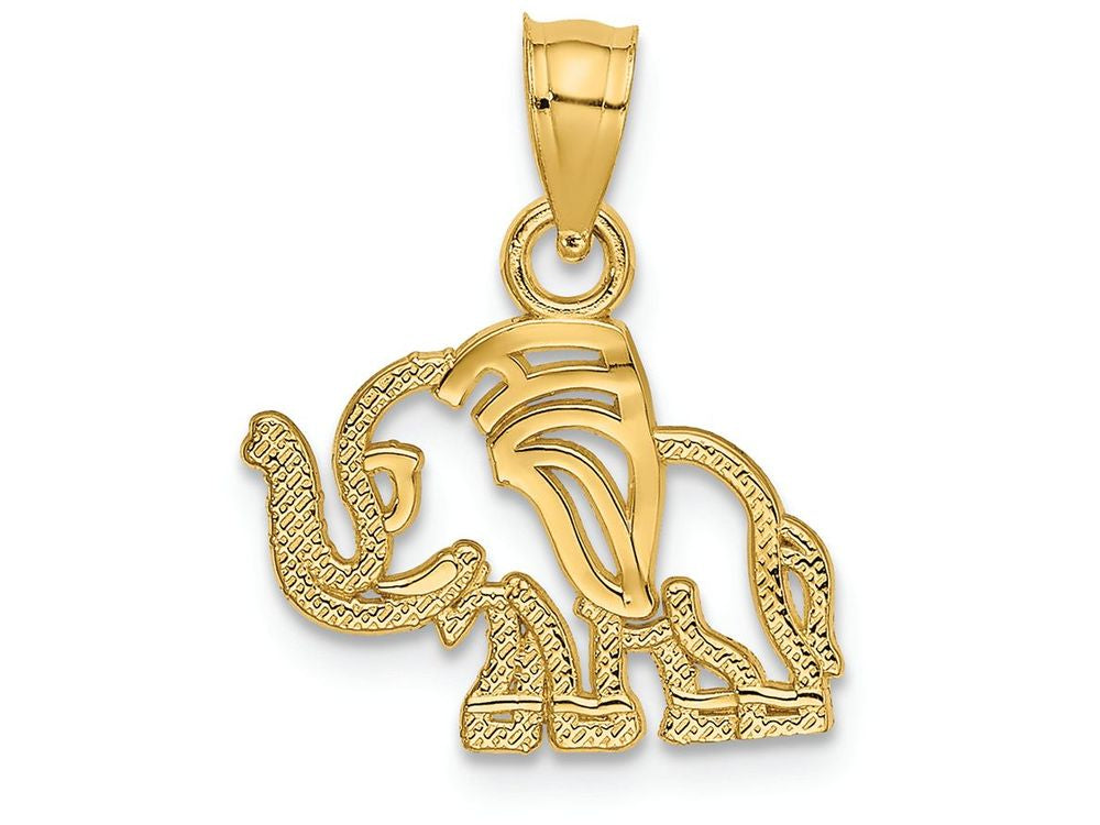 FJC Finejewelers 14k Yellow Gold Elephant Flat Charm