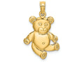 FJC Finejewelers 14k Yellow Gold 3d Teddy Bear Charm