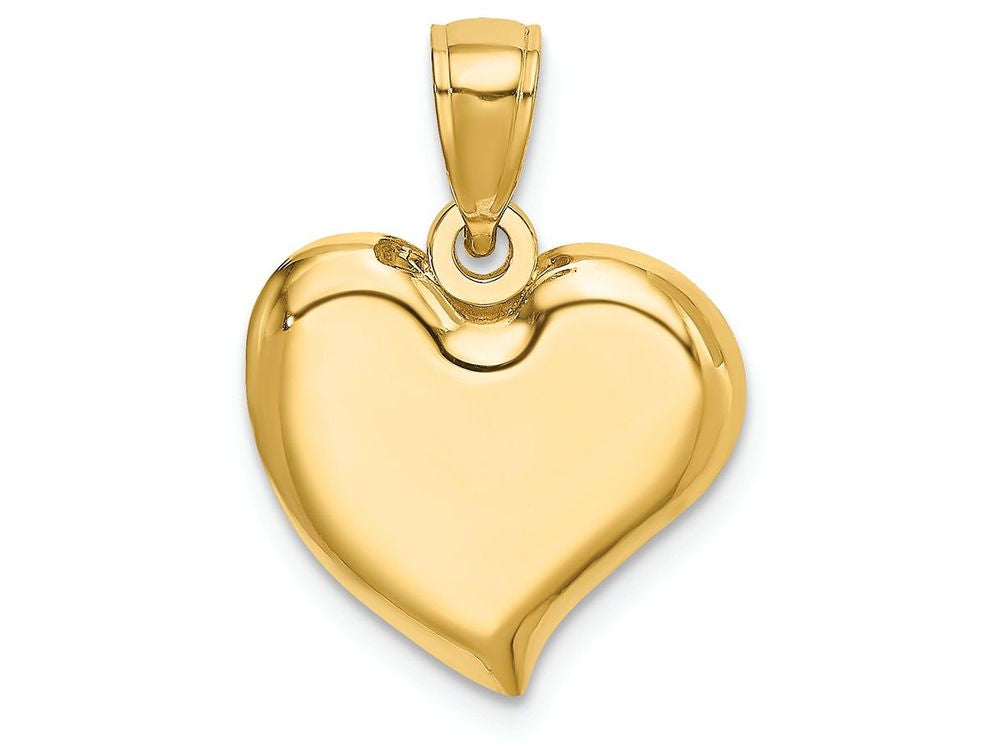 FJC Finejewelers 14k Yellow Gold Teardrop Heart Charm