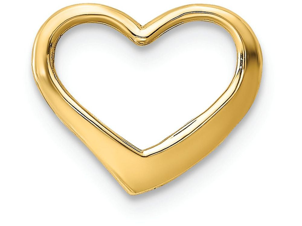 FJC Finejewelers 14k Yellow Gold Floating Heart Charm