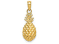 FJC Finejewelers 14k Yellow Gold Pineapple Charm Texured