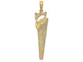 FJC Finejewelers 14k Yellow Gold 3d Hand Sawflat Charm