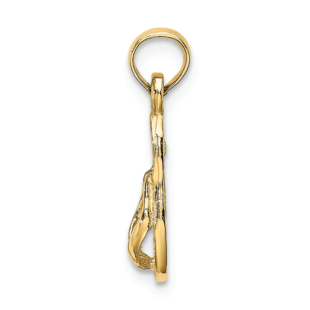 FJC Finejewelers 14k Yellow Gold Single Flip-flop Charm