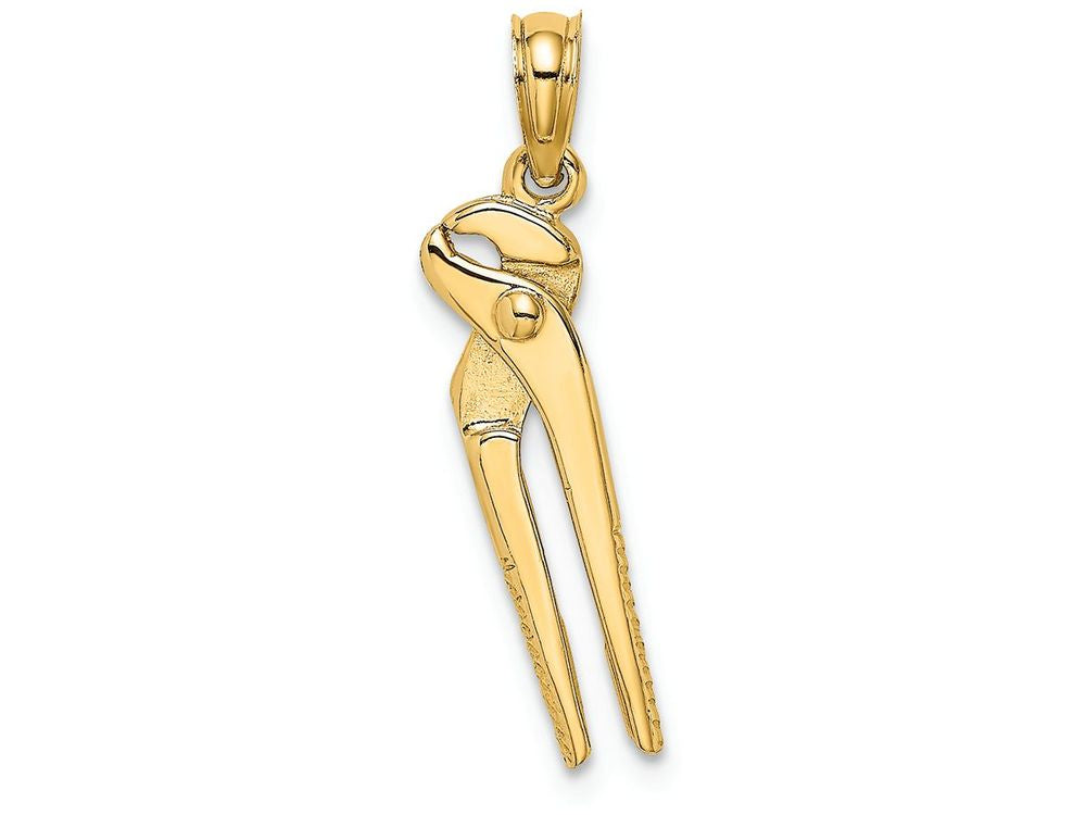 FJC Finejewelers 14k Yellow Gold 3d Locking Wrenchmoveable Charm