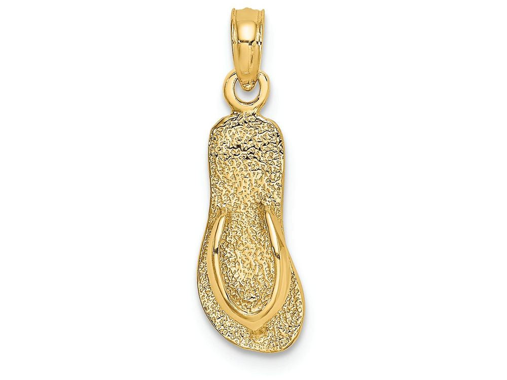 FJC Finejewelers 14k Yellow Gold Single Flip-flop (hp Straps) Charm
