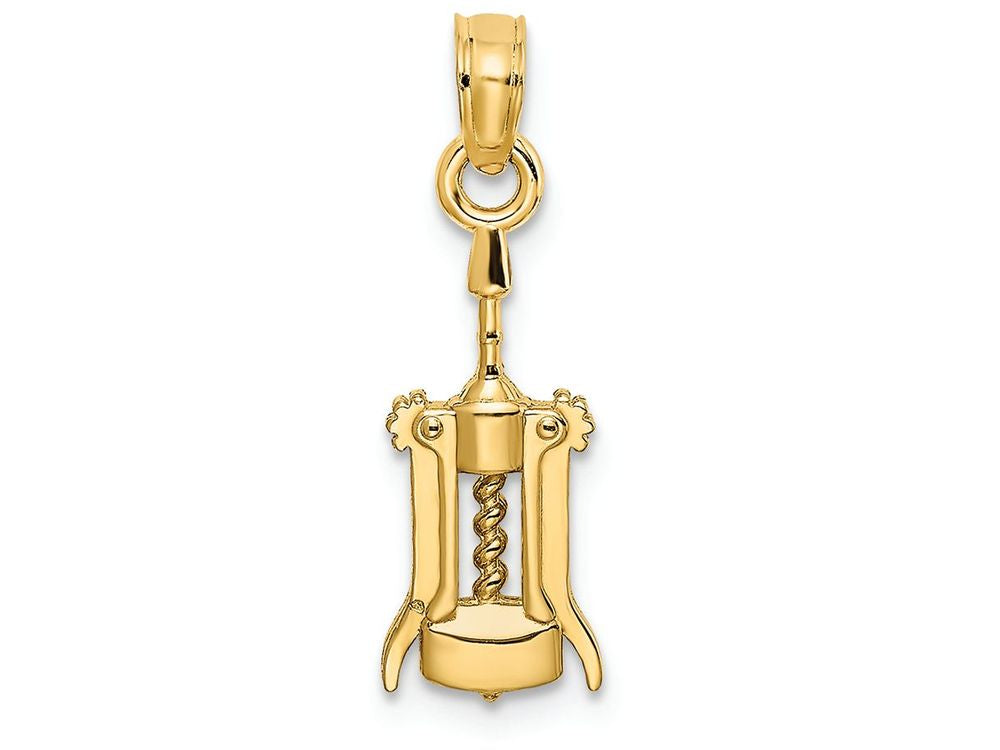 FJC Finejewelers 14k Yellow Gold Wine Opener Charm