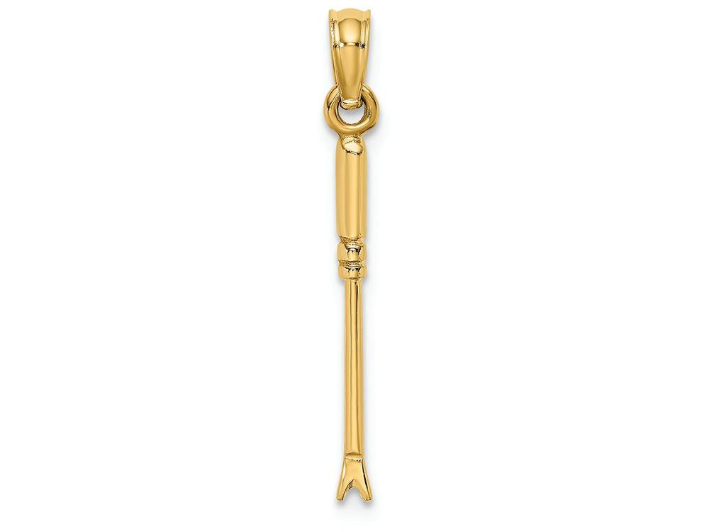 FJC Finejewelers 14k Yellow Gold 3d Weeding Garden Tool Charm