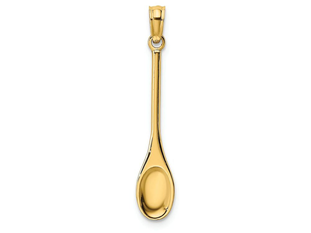FJC Finejewelers 14k Yellow Gold 3d Wooden Spoon Charm