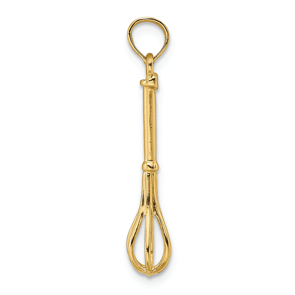 FJC Finejewelers 14k Yellow Gold 3d Whisk Charm