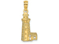 FJC Finejewelers 14k Yellow Gold Lighthouse Charm