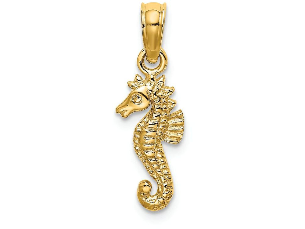 FJC Finejewelers 14k Yellow Gold Mini Seahorse Charm