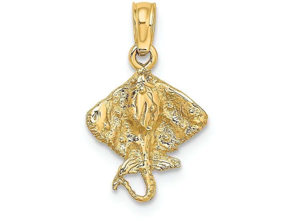 FJC Finejewelers 14k Yellow Gold Stingray Charm
