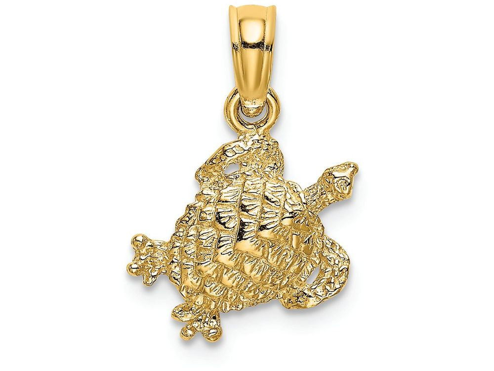 FJC Finejewelers 14k Yellow Gold Sea Turtle Charm