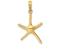 FJC Finejewelers 14k Yellow Gold Dancing Starfish with Bail Charm