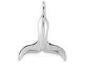 FJC Finejewelers 14k White Gold 3d Whale Tail Charm