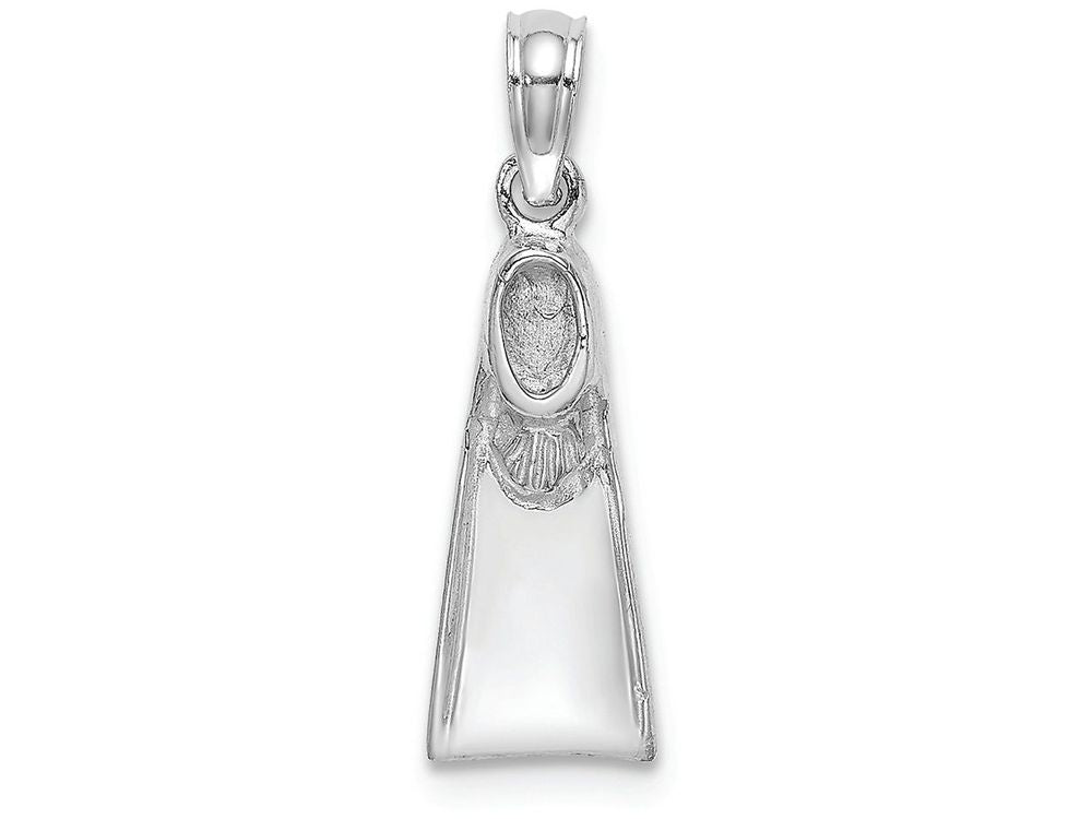 FJC Finejewelers 14k White Gold Scuba Flipper Swim Or Dive Charm