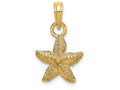 FJC Finejewelers 14k Yellow Gold Starfish Charm