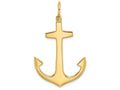 FJC Finejewelers 14k Yellow Gold 3d Large Anchorshackle Bail Charm