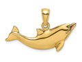 FJC Finejewelers 14k Yellow Gold Dolphin Charm