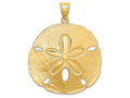 FJC Finejewelers 14k Yellow Gold Sand Dollar Charm