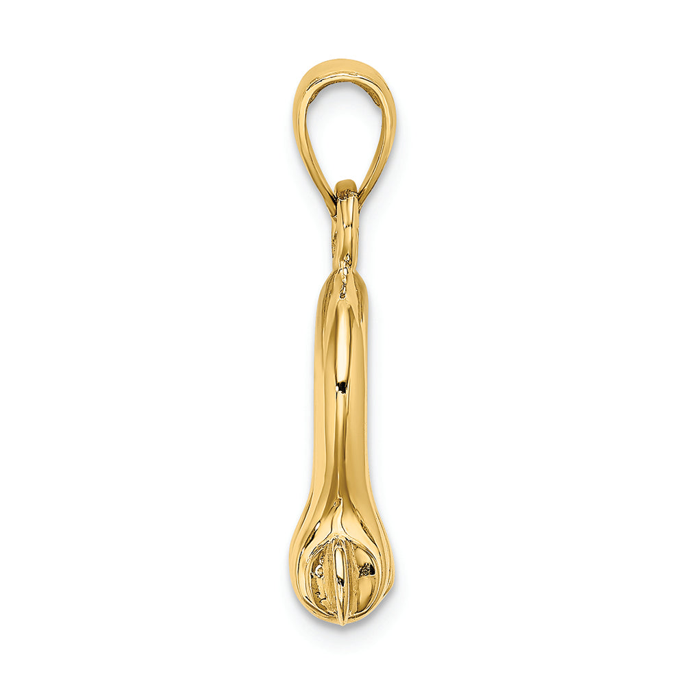 FJC Finejewelers 14k Yellow Gold 3d Medium Shackle Link Screw Charm