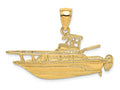 FJC Finejewelers 14k Yellow Gold Fishing Boat Charm