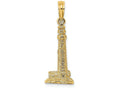 FJC Finejewelers 14k Yellow Gold 3d Cape May NJ Lighthouse Charm
