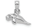 FJC Finejewelers 14k White Gold 3d Mini Manatee Charm