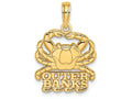 FJC Finejewelers 14k Yellow Gold Outer Banks Under Crab Charm