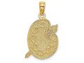 FJC Finejewelers 14k Yellow Gold Painters Palletengraved Charm