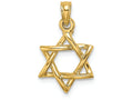 FJC Finejewelers 14k Yellow Gold Star Of David- Jewish Charm