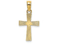 FJC Finejewelers 14k Yellow Gold Small Cross Charm