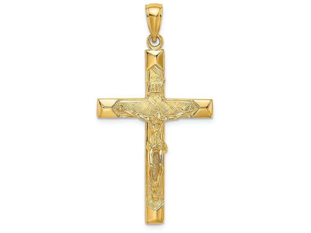 FJC Finejewelers 14k Yellow Gold Crucifix Charm