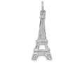 FJC Finejewelers 14k White Gold Solid Polished Eiffel Tower Charm