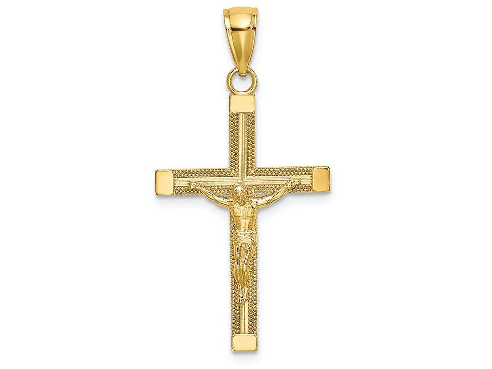 FJC Finejewelers 14k Yellow Gold Crucifix Charm