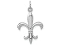 FJC Finejewelers 14k White Gold Polished Fleur De Lis Charm
