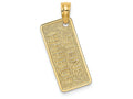 FJC Finejewelers 14k Yellow Gold Stone Harbor License Plate Charm